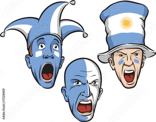 football fans from Argentina