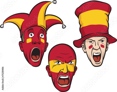 football fans from Spain