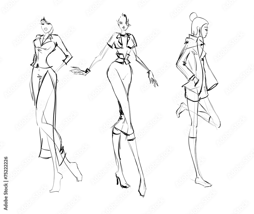 SKETCH. fashion girls