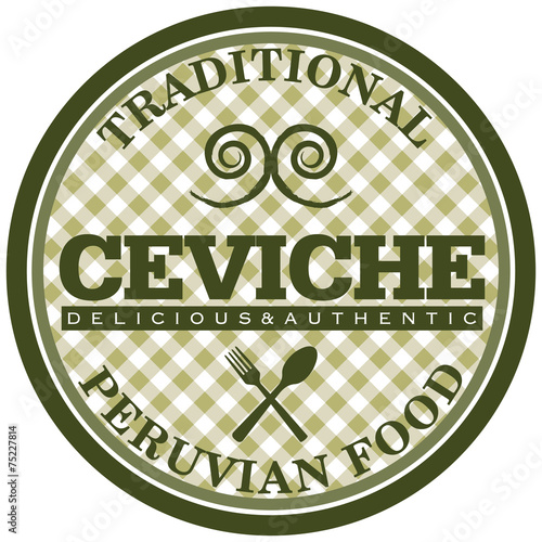 ceviche label