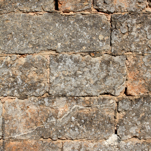 Muro di cemento - Carta da parati Muro di mattoni (trama)