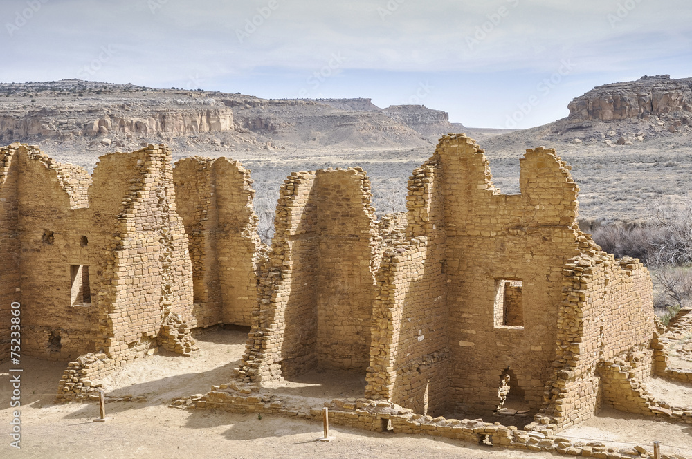 Kin Kletso ruins, Chaco Canyon, New Mexico (USA)