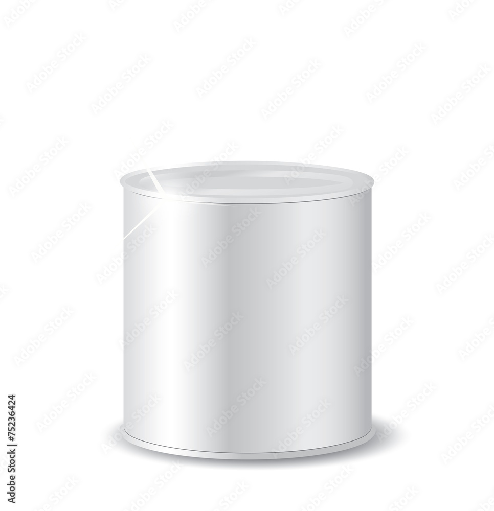 Metal tin can Metal tin can