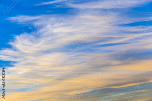 blue sky with clouds in Munich