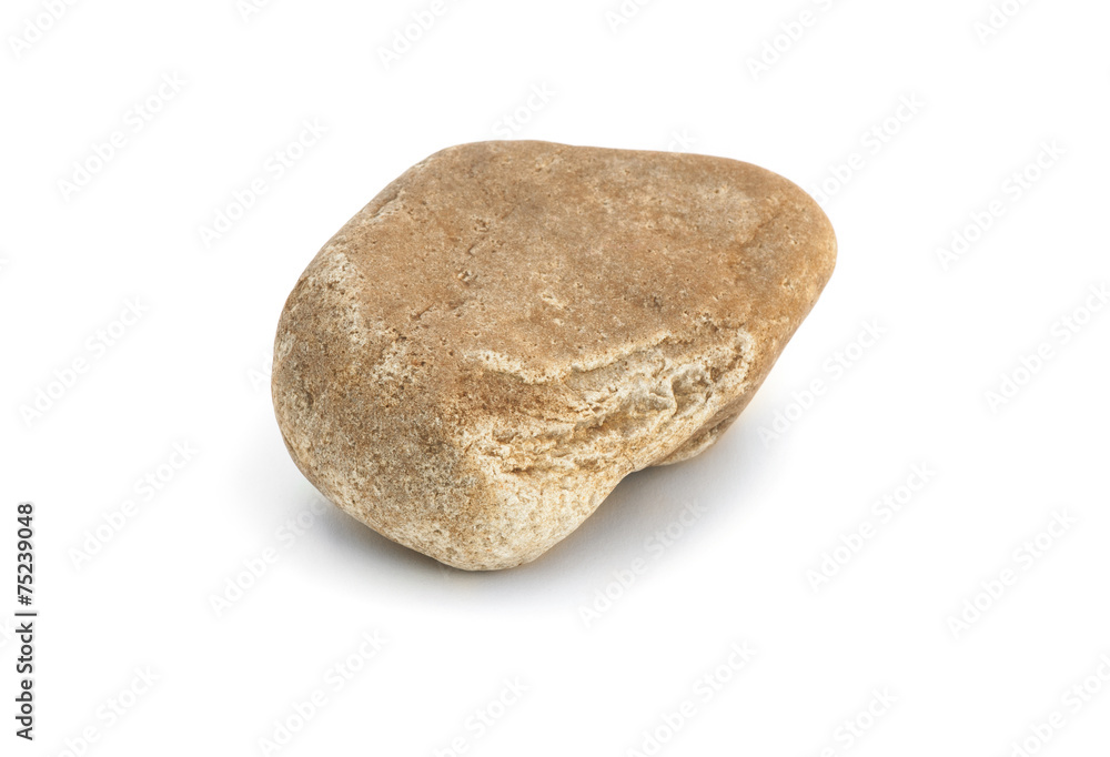 stone on white background stone on white background