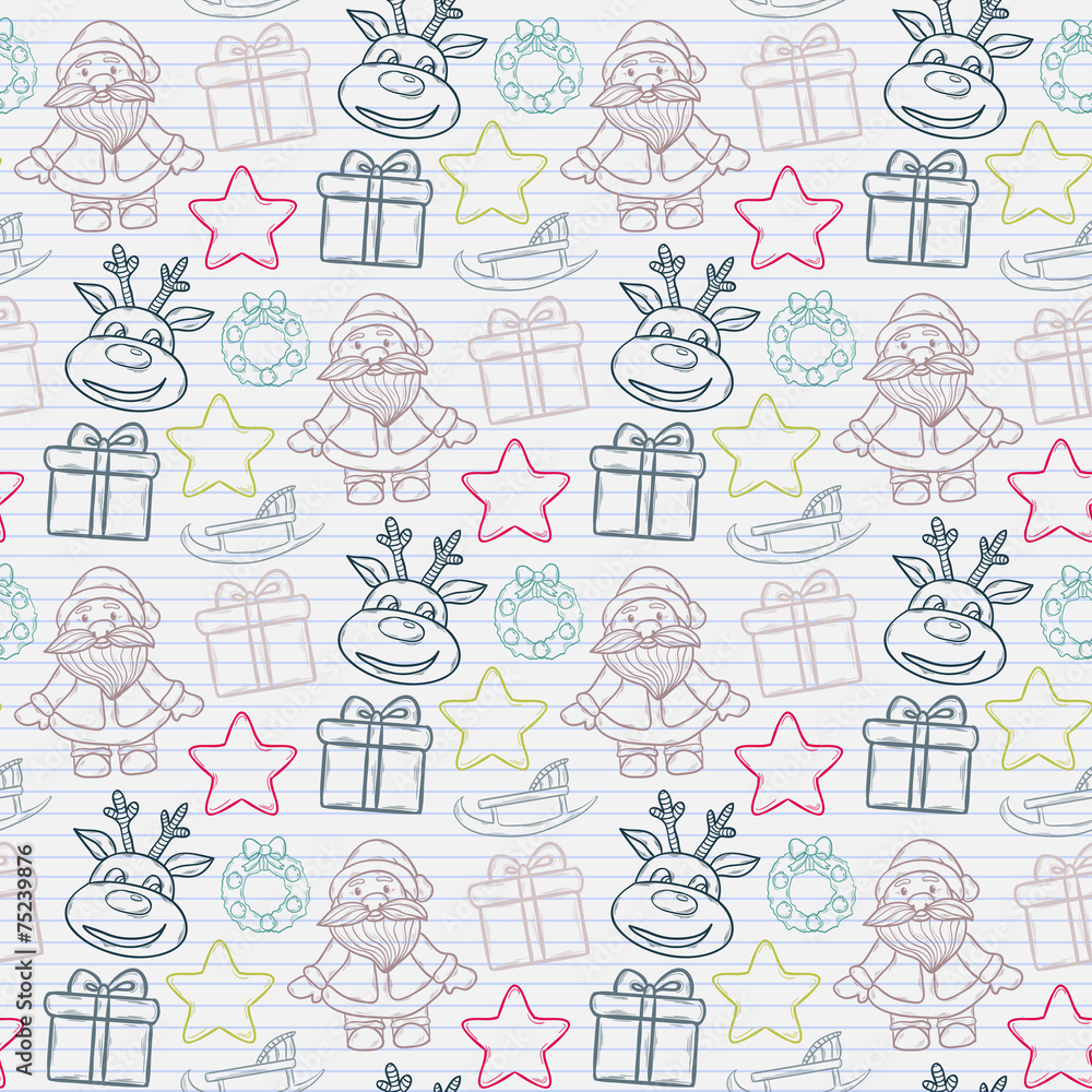 abstract seamless Christmas pattern abstract seamless Christmas pattern