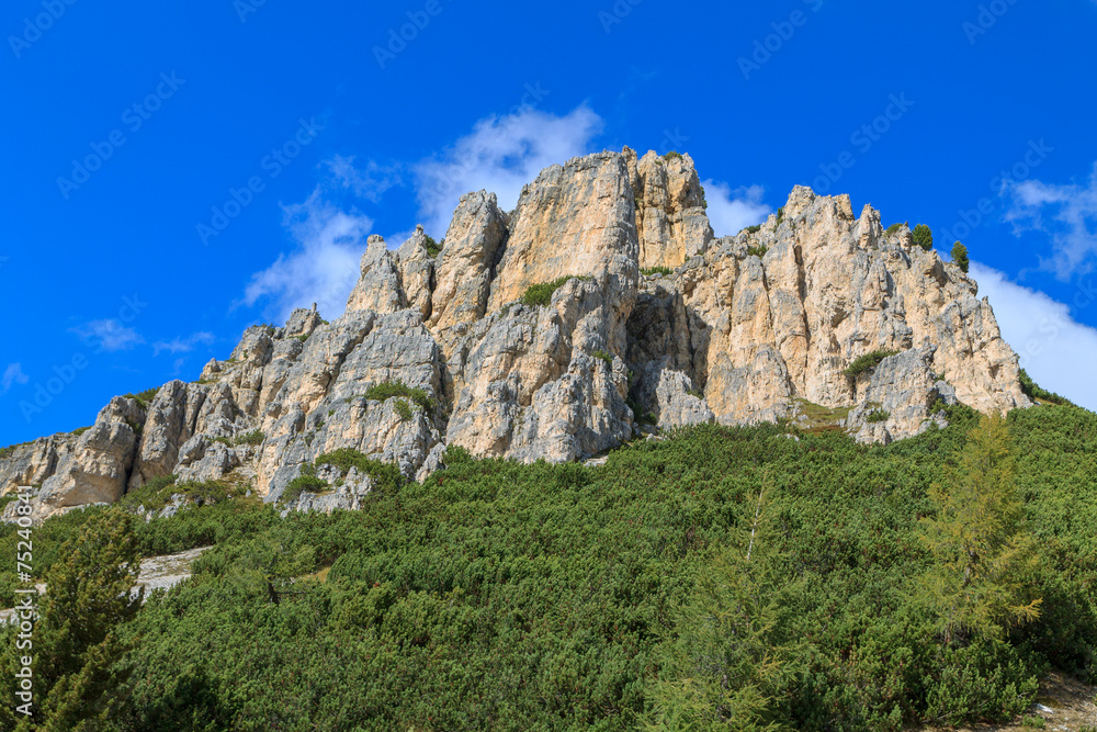 Typical mountain landscape Typical mountain landscape