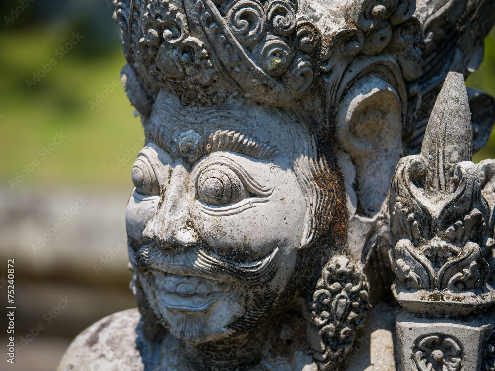 Sculpture in Taman Ujung Water Palace , Bali Sculpture in Taman Ujung Water Palace , Bali