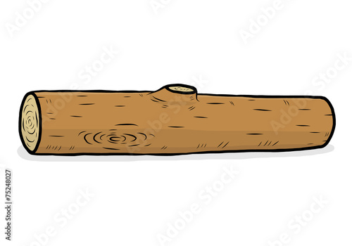 wooden log