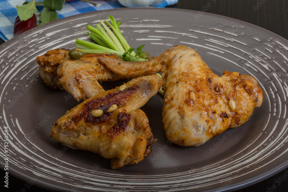Roasted chicken wings Roasted chicken wings
