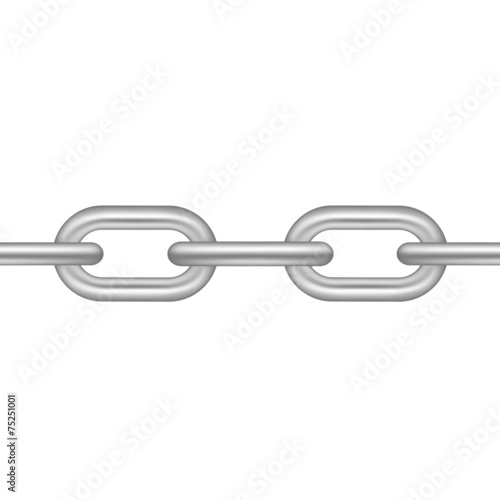 Chain in silver design