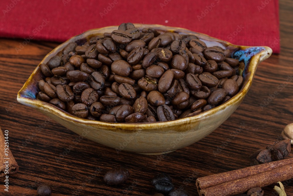 Fototapeta premium Roasted coffee beans