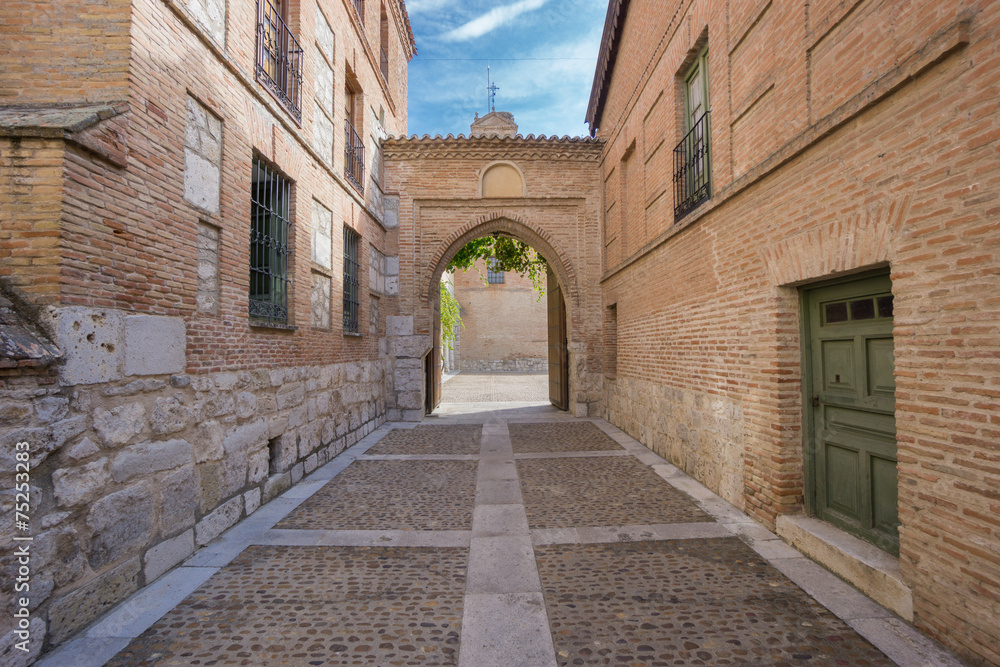 Entrance of Santa Clara Convent in Tordesillas