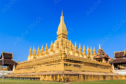 Pha That Luang  Vientiane  Laos.