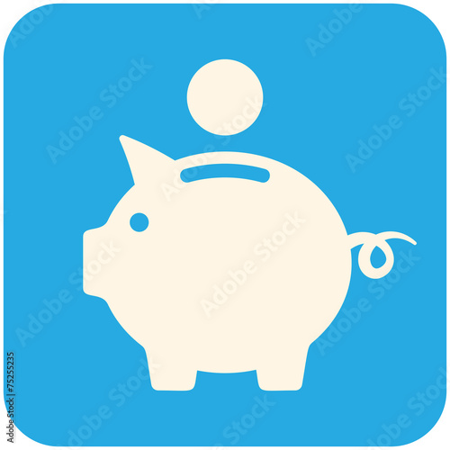Piggy bank icon
