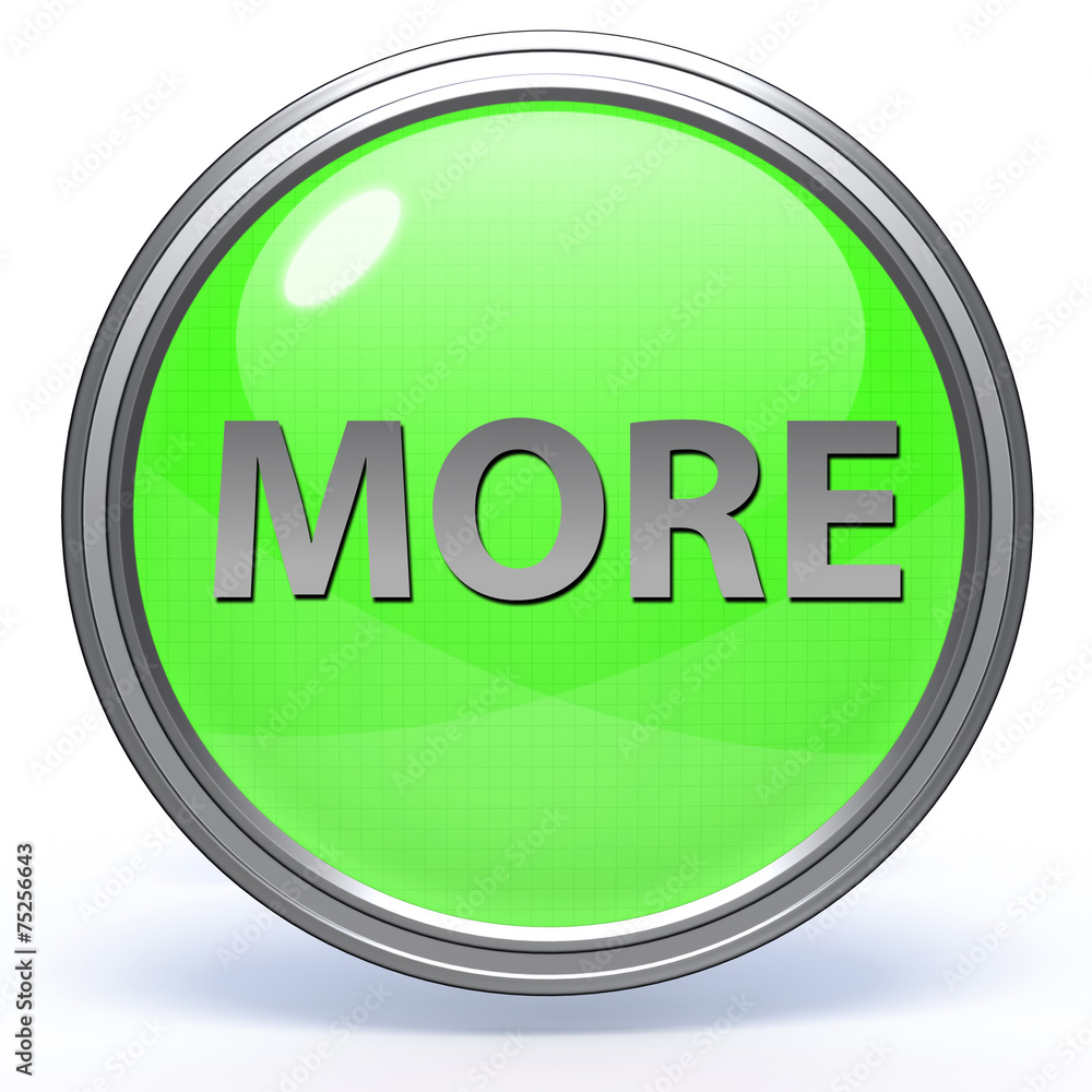 More circular icon on white background More circular icon on white background