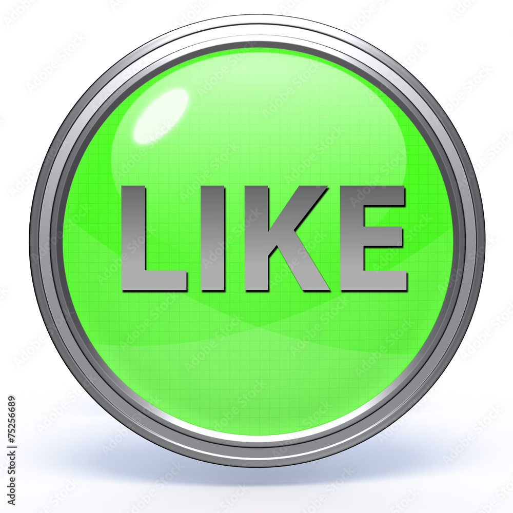 like circular icon on white background like circular icon on white background