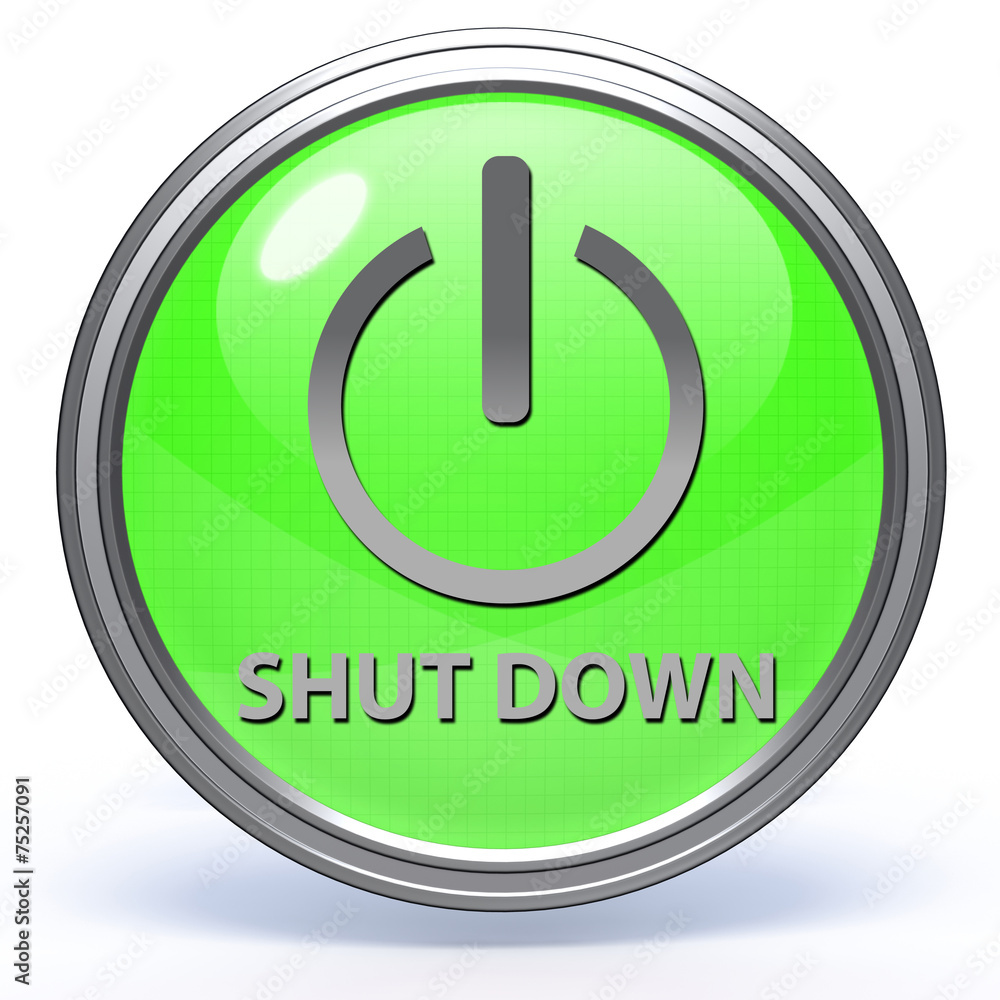 power circular icon on white background power circular icon on white background