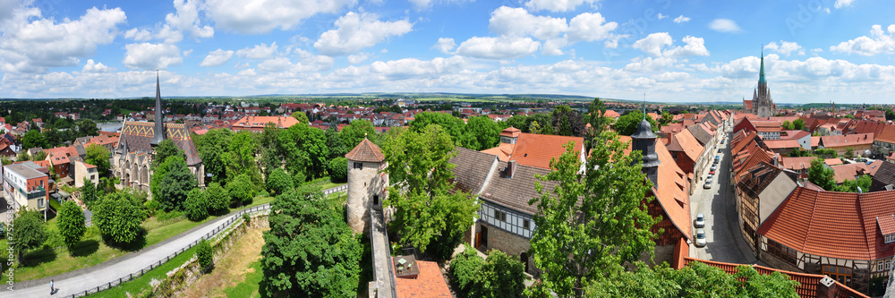 Panoramafoto Mühlhausen / Thüringen