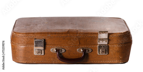 Old shabby suitcase