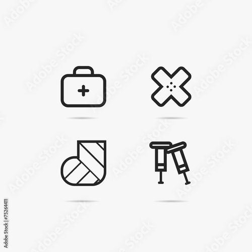 Medical icon set