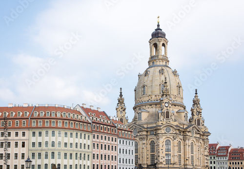 City of Dresden with Frauenkirche