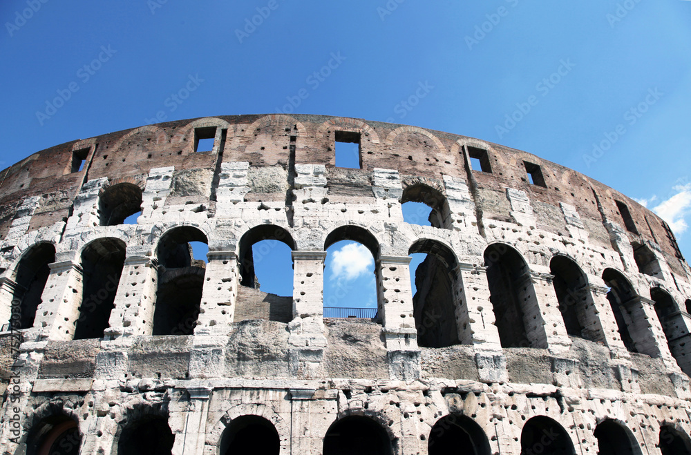 View of Coliseum, Italy