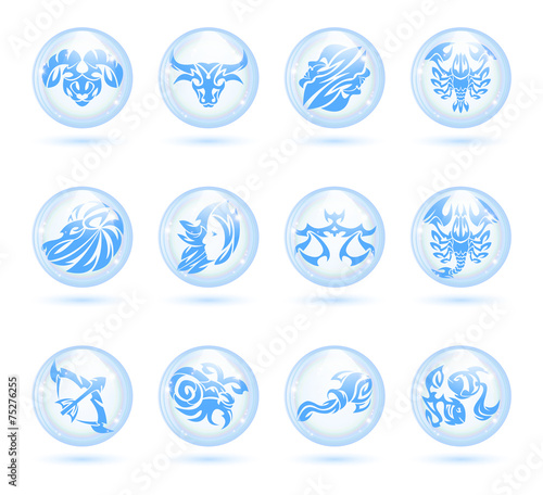 The collection of the sign of the zodiac.