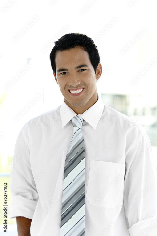 Portrait of a young Hispanic businessman 