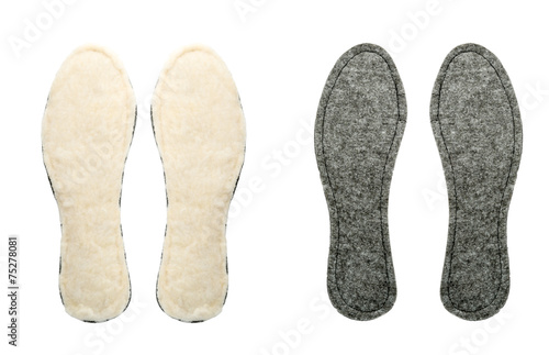 Two pairs of insoles for shoes