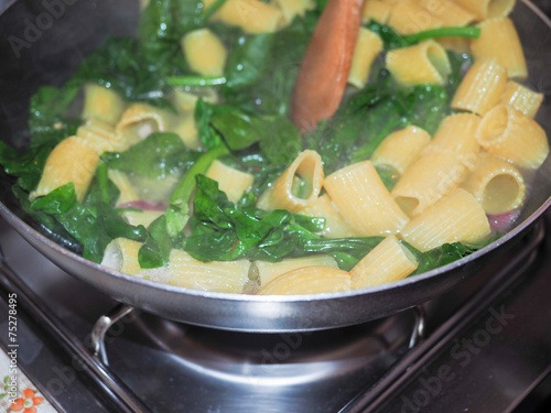 Paccheri rigati pasta photo