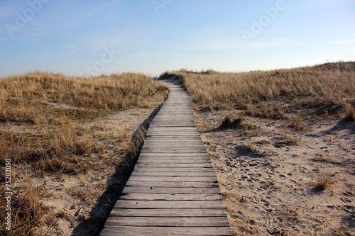 Beach Boardwalk in Winter