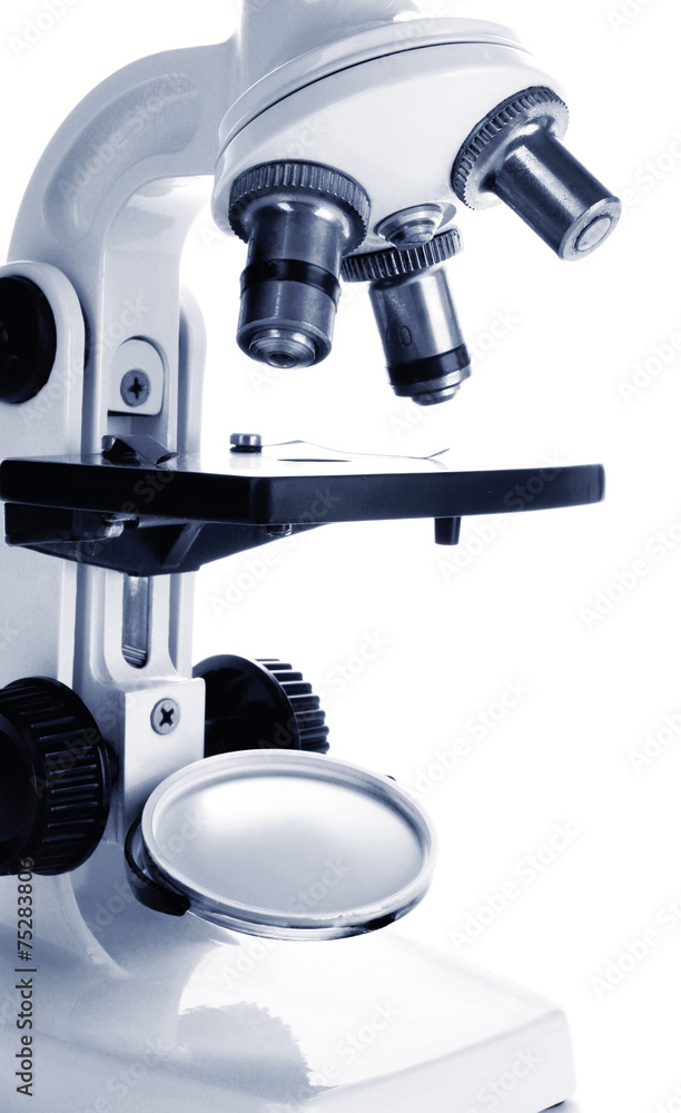 Microscope isolated on white Microscope isolated on white