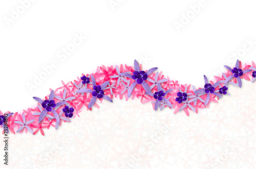Fototapeta Naklejka Na Ścianę i Meble -  Purple flowers background