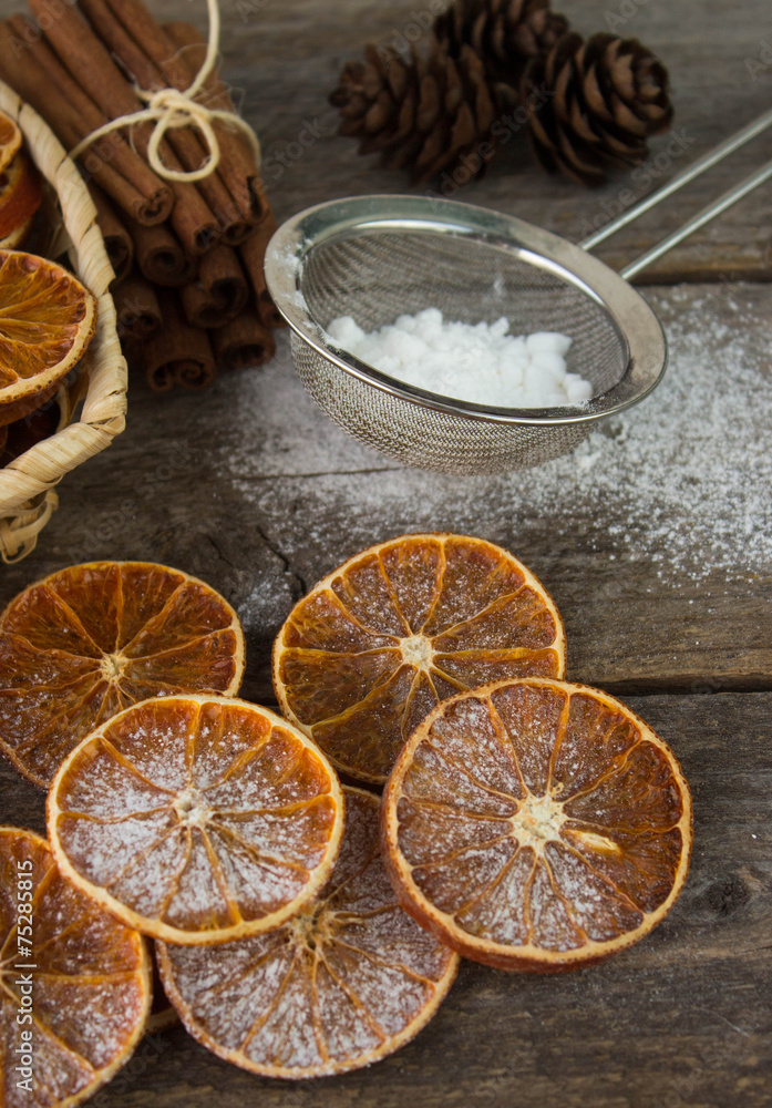dried oranges