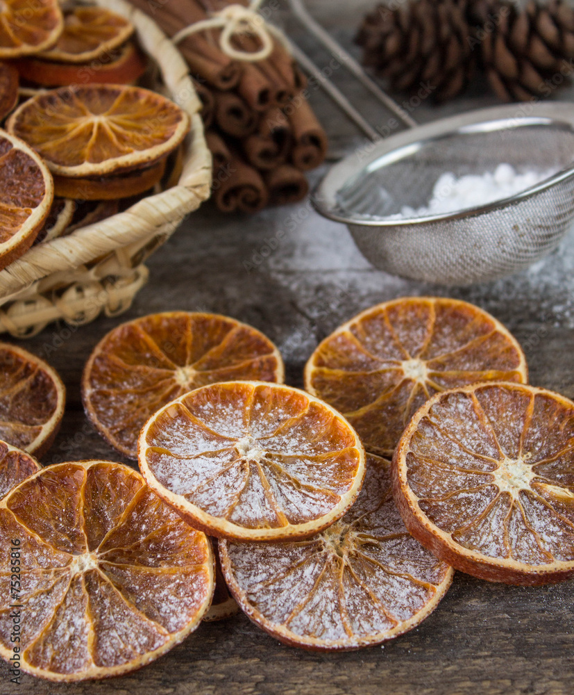 dried oranges