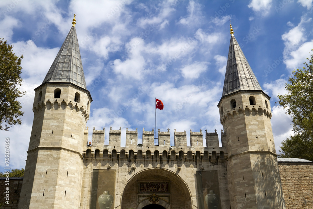 Gate of Salutation of Topkapi Palace Istanbul
