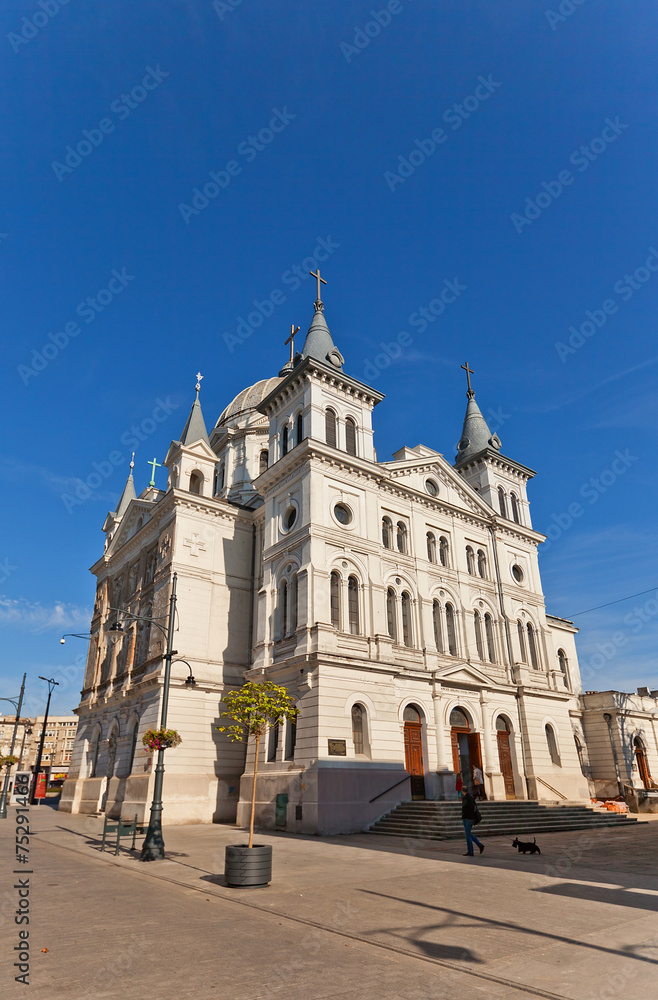 Catholic church of Pentecost (1892) in Lodz, Poland