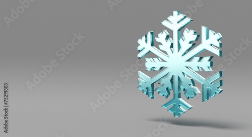 Tableau sur toile Fiocco di neve