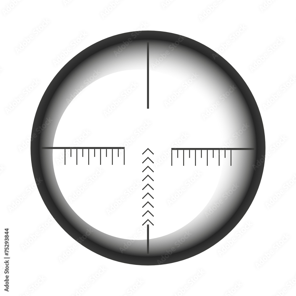 Naklejka Celownik optyczny - wojna, terroryzmem, wektor, fototapety | Foteks