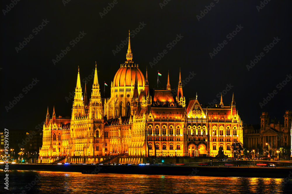 Parliament building in Budapest, Hungary