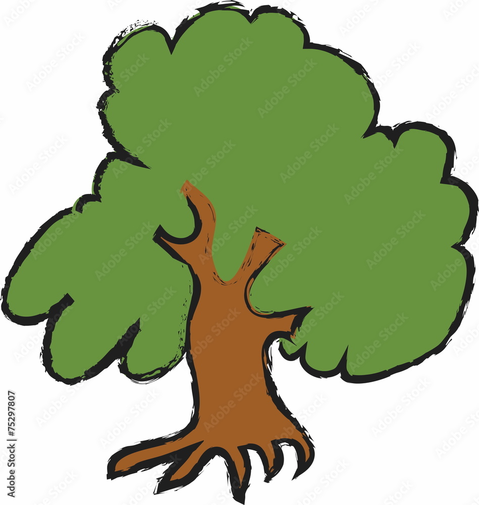 Fototapeta premium tree cartoon
