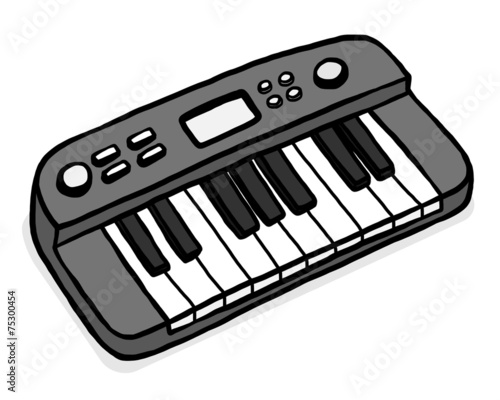 electronic musical keyboard