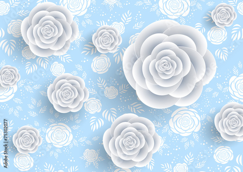 Abstract roses background