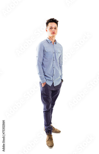 Casual  man full body