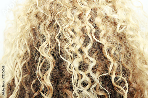 Photography Curly dry hair