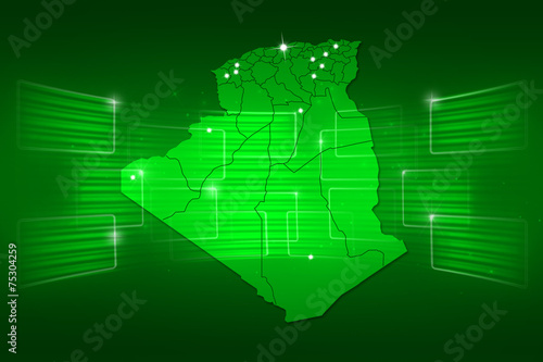 algeria Map World map News Communication green