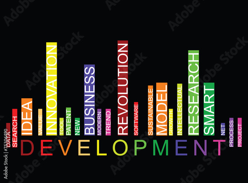 Development barcode background