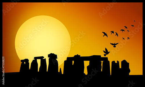 stonehenge twilight