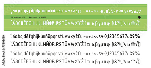 lettering stencil tool